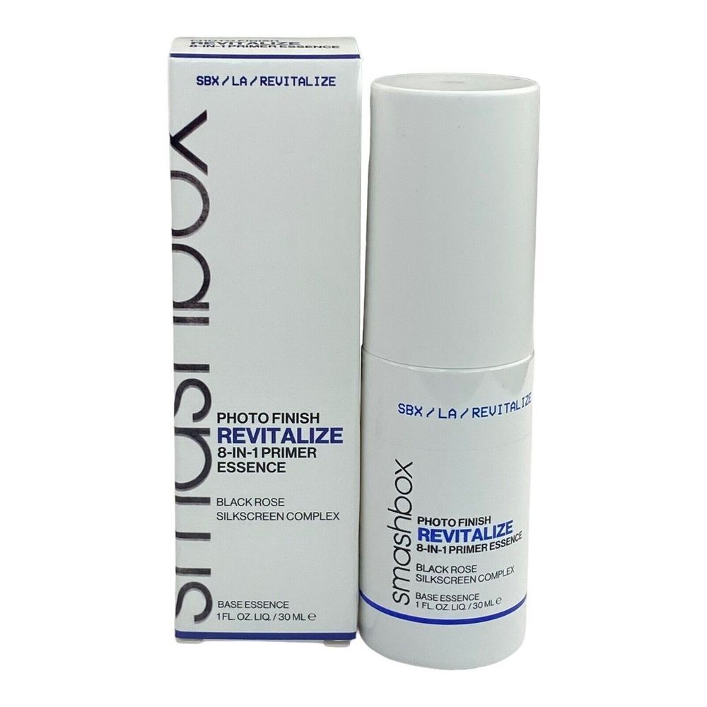 Smashbox Photo Finish Revitalize 8-in-1 Primer Essence W/Hyaluronic Acid 1oz NIB